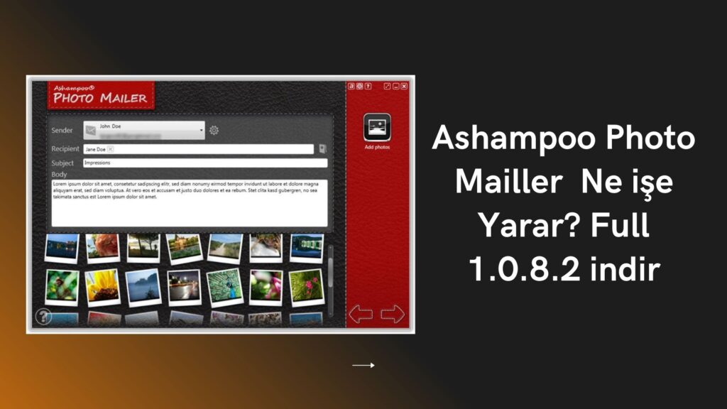 Ashampoo Photo Mailer Ne işe Yarar? Full 1.0.8.2 İndir